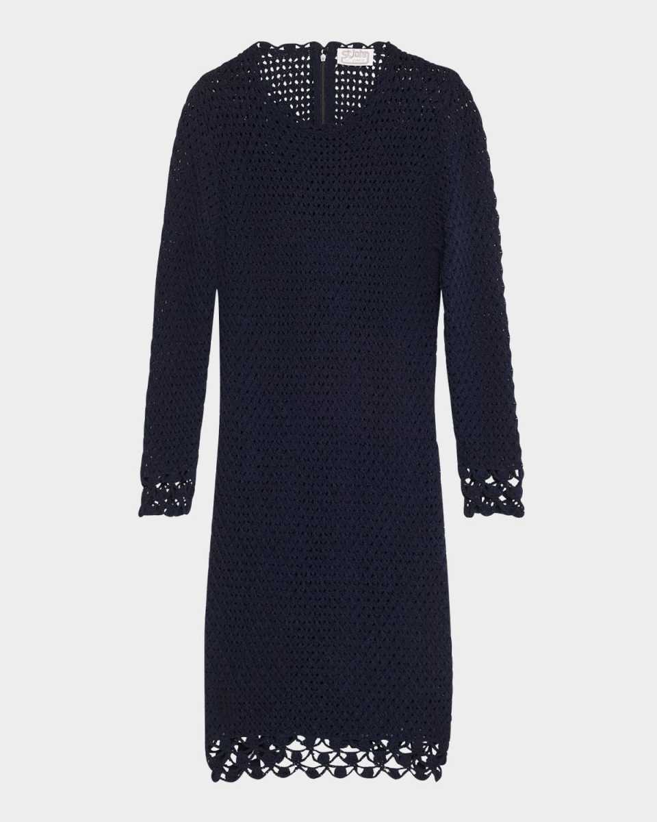 Re-Edition Scalloped Boucle Knit Dress